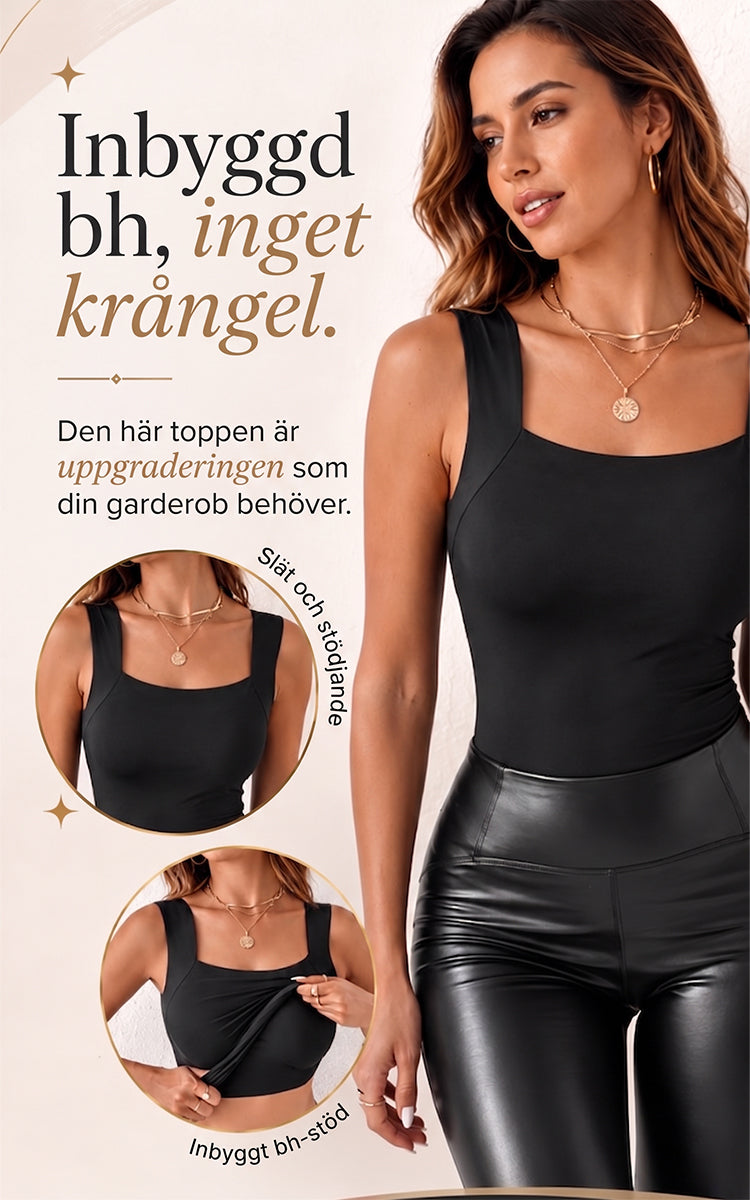 NordComfy Shapewear-linne – inbyggd bh, inget krångel